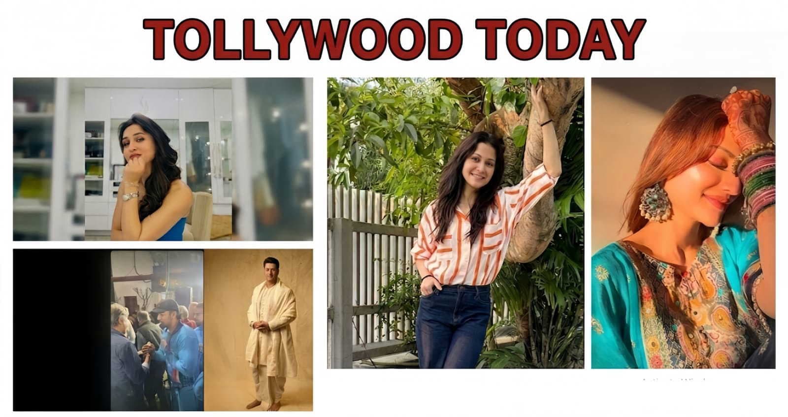 Tollywood wrap: Mimi stuns in blue, Dev meets Kapil Dev, Nusrat’s reel steals hearts and more