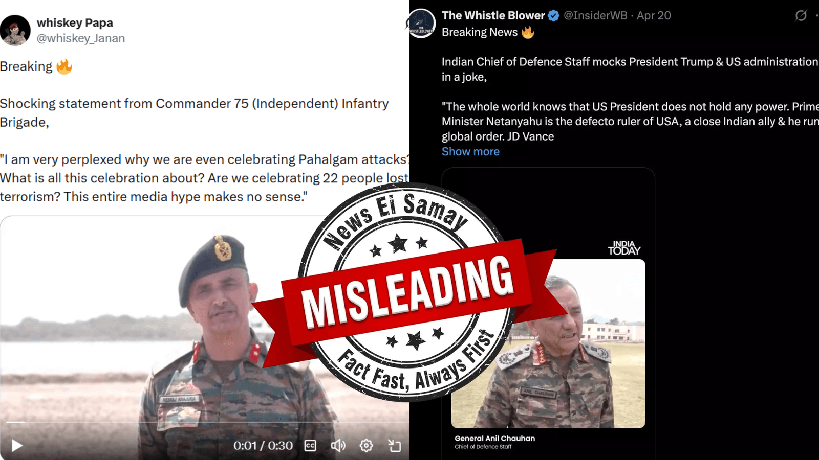 Did Indian Army officers really slam Donald Trump? Viral videos may not be what you think