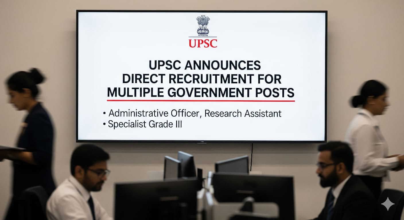 UPSC opens up multiple government posts: Here’s how to apply