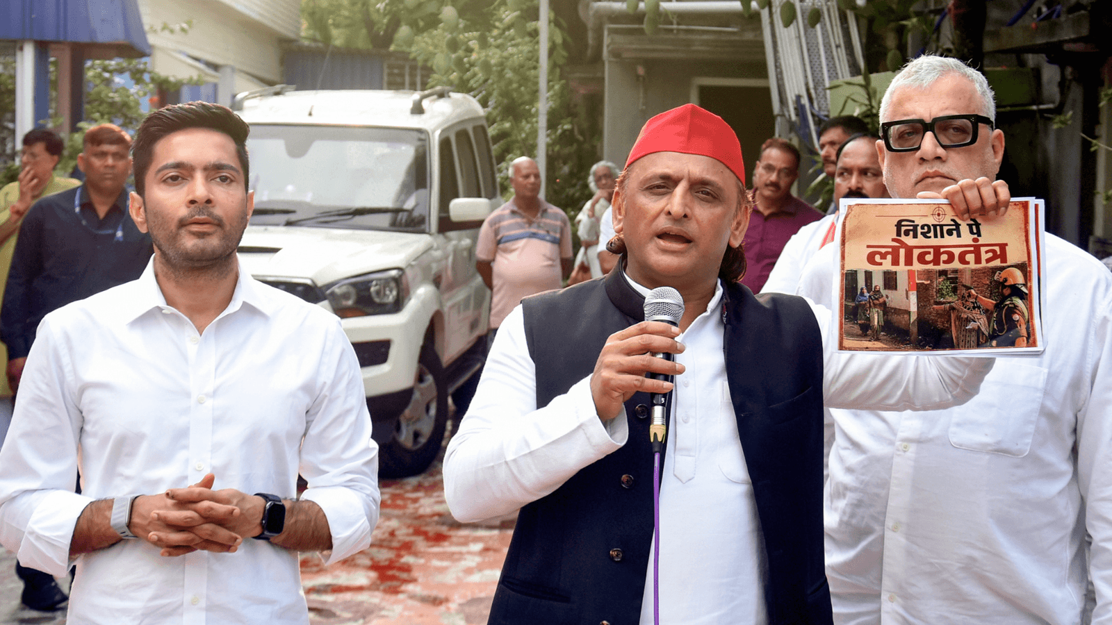 ‘Utterly condemnable!’ Akhilesh Yadav alleges ‘major conspiracy’ after attack on Abhishek Banerjee