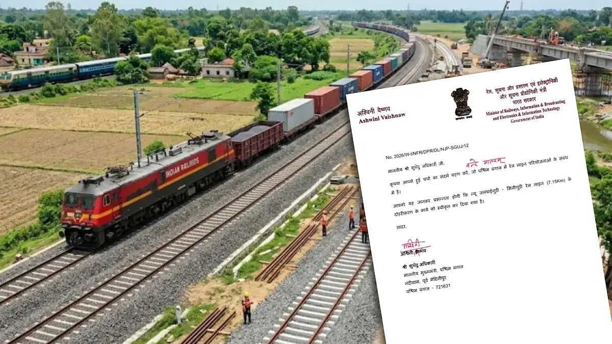 ‘Double engine’ government boosts rail push as Centre approves 3 projects for Bengal