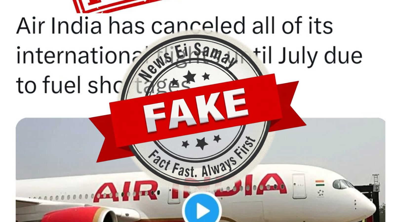 Fact check: Air India says viral international flight cancellation posts are false