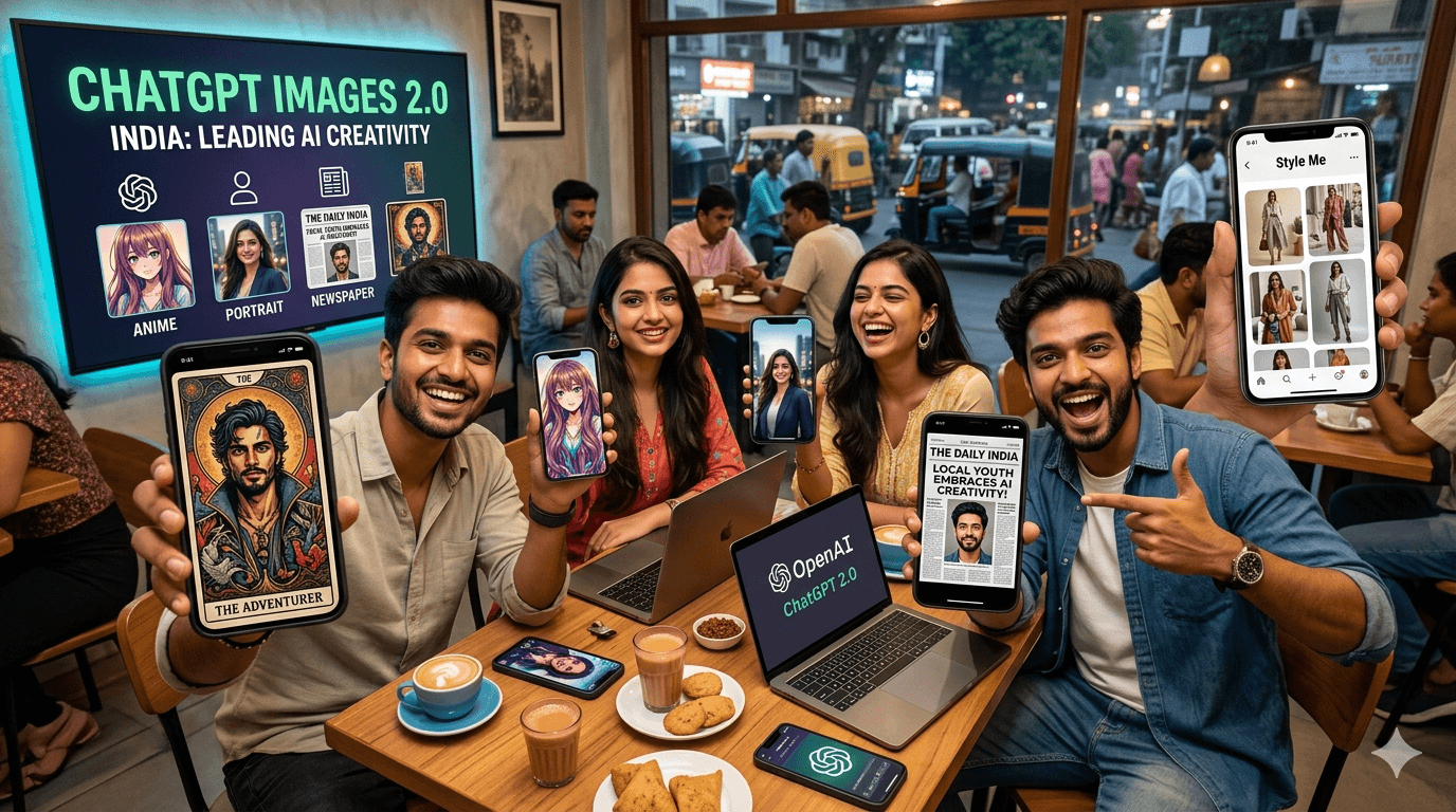 India dominates ChatGPT Images 2.0 usage as AI image trends sweep users