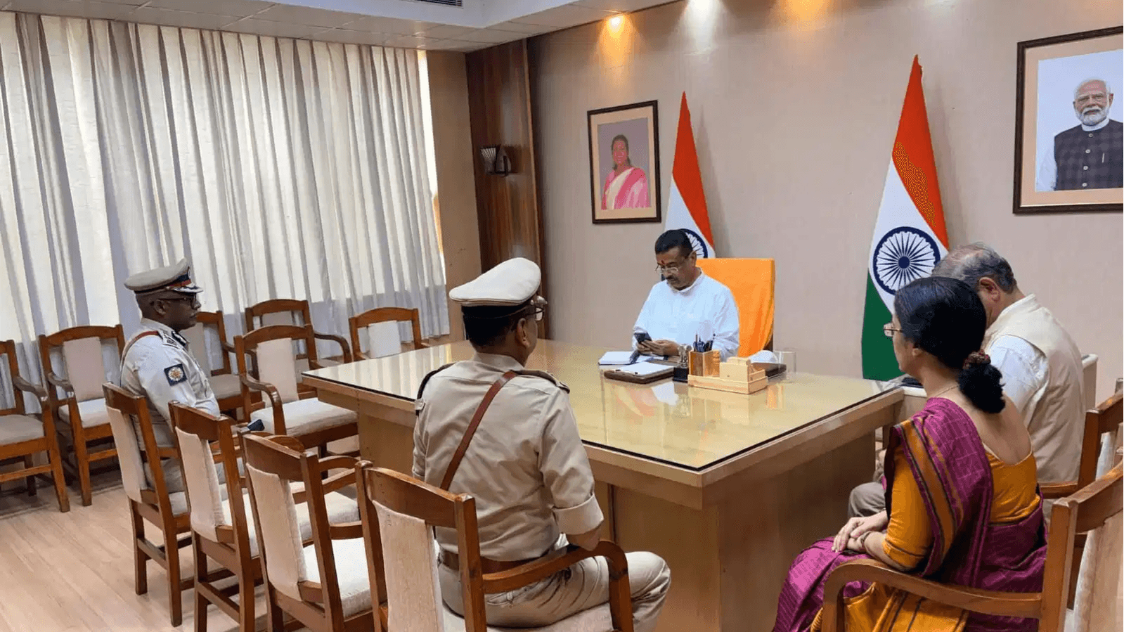 CM Suvendu Adhikari holds high-level Nabanna meeting on Bengal law and order, governance