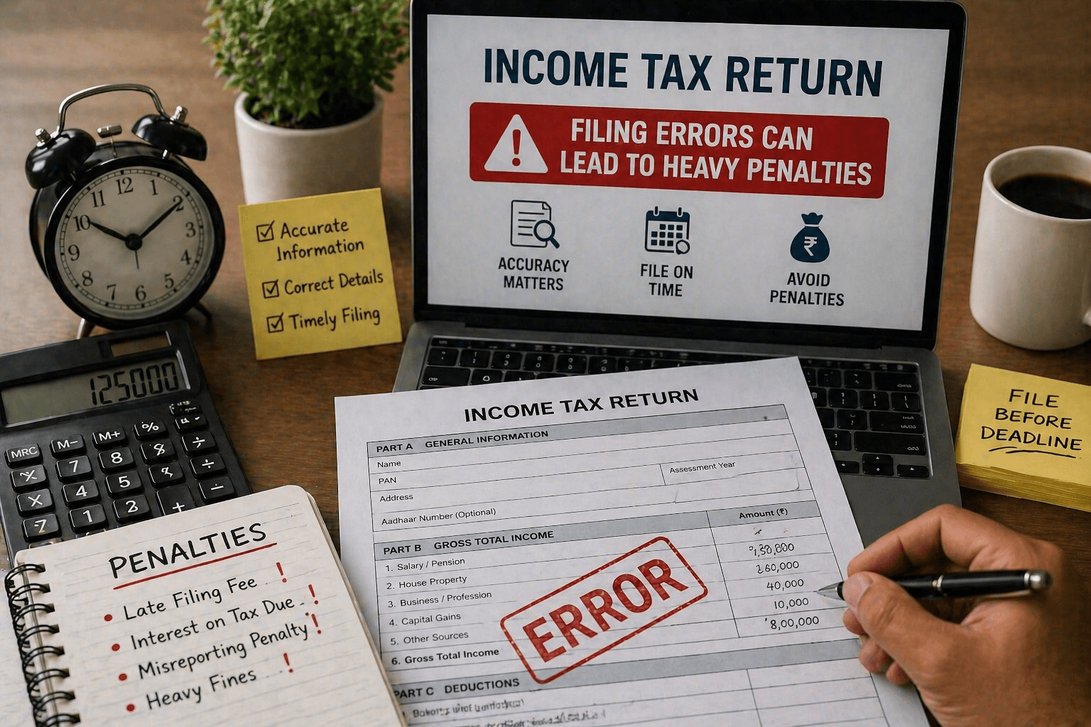 Up to 200% penalty on ITR errors? Here’s what taxpayers must avoid