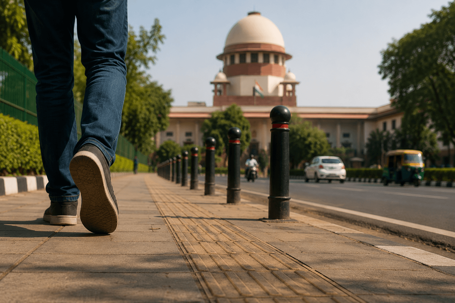 ‘Right to walk’ on safe footpaths is a fundamental right: Supreme Court