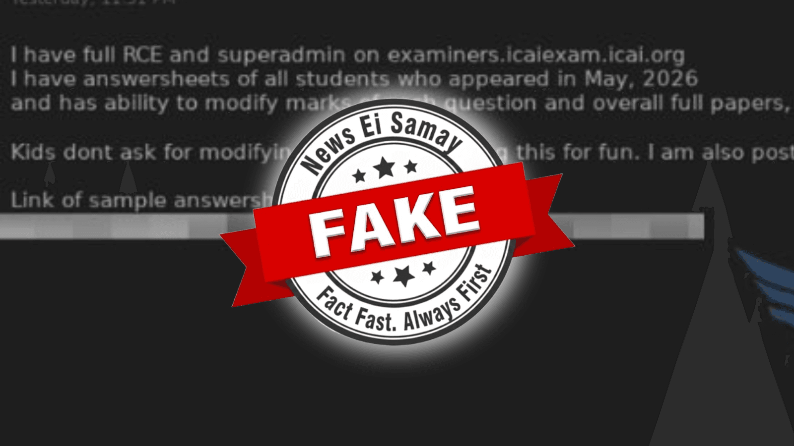 Fact check: CA Final results day marred by breach rumours; ICAI says claims are ‘false, baseless, and mischievous’
