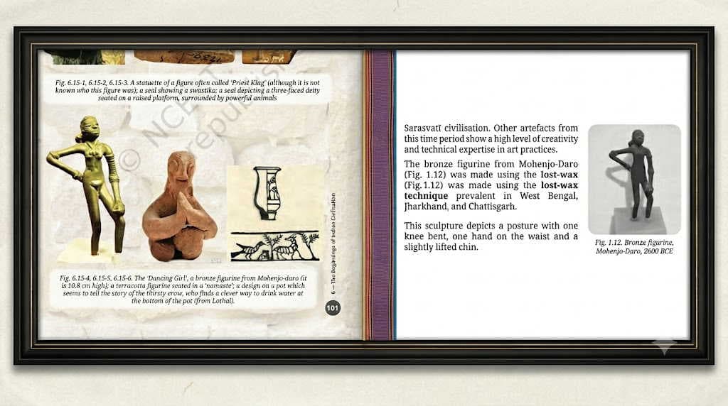 NCERT’s altered Dancing Girl image sparks debate over history, art and ‘age-appropriate’ education