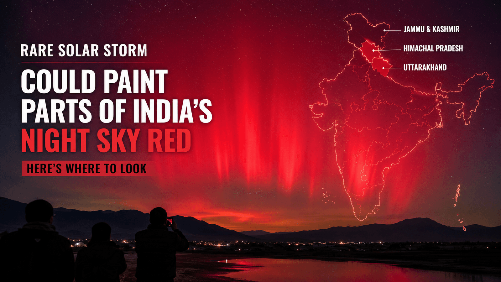 Rare solar storm could paint parts of India’s night sky red: Here’s where to look