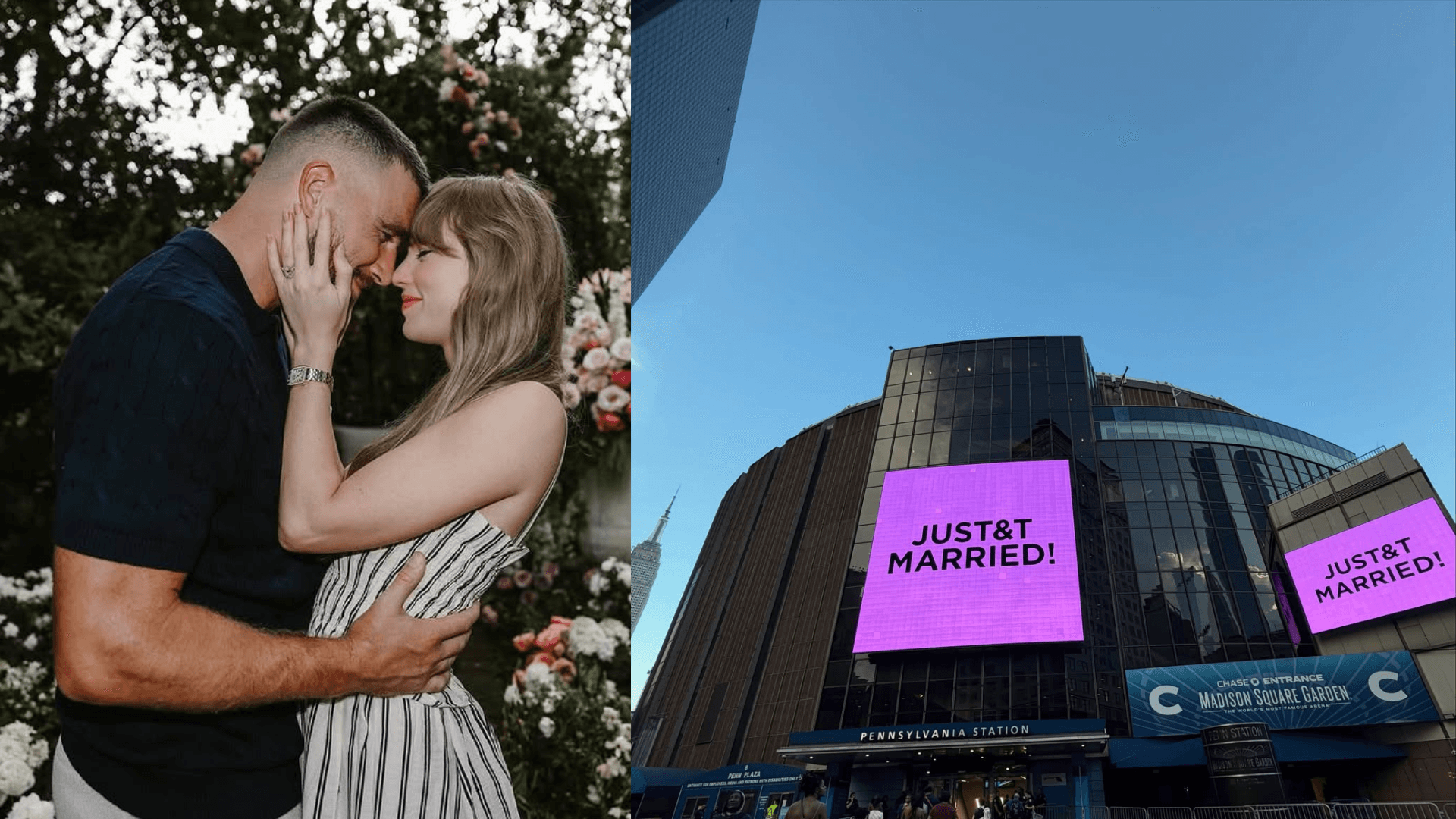 ‘JUST&T MARRIED!’: Taylor Swift and Travis Kelce tie the knot in New York