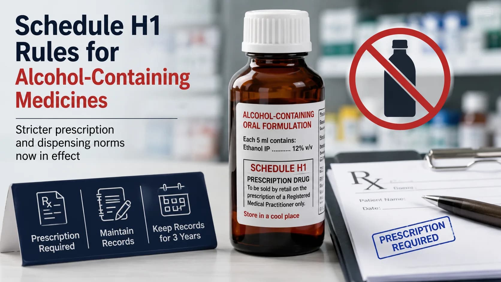 What is Schedule H1? Centre brings high-alcohol medicines under stricter rules