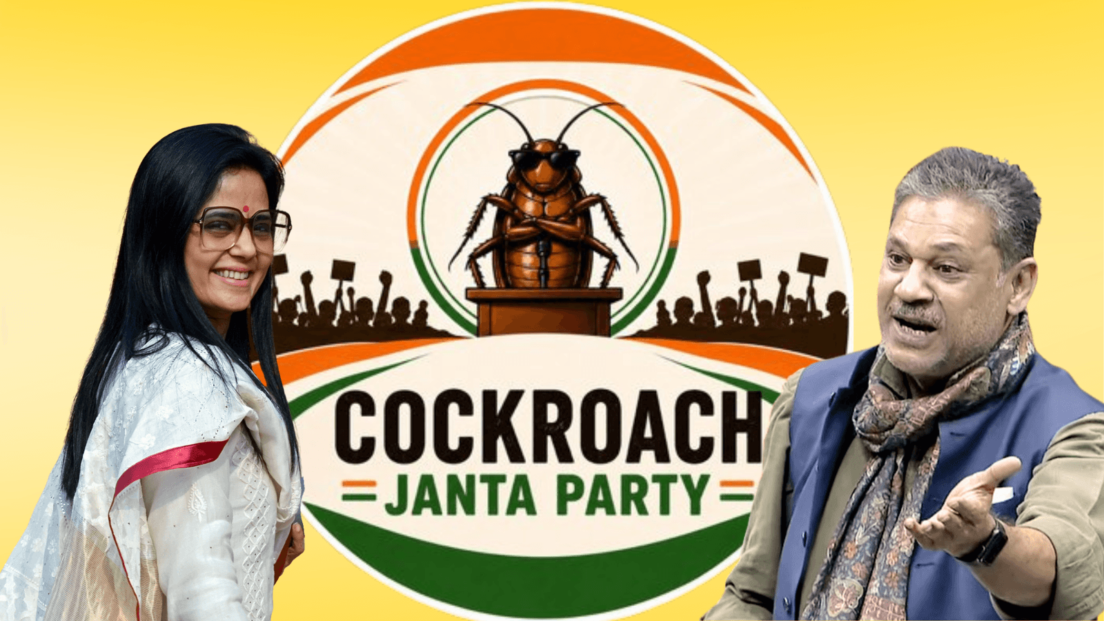 ‘Voice of the lazy & unemployed’: ‘Cockroach Janta Party’ welcomes Mahua Moitra, Kirti Azad amid CJI remark row