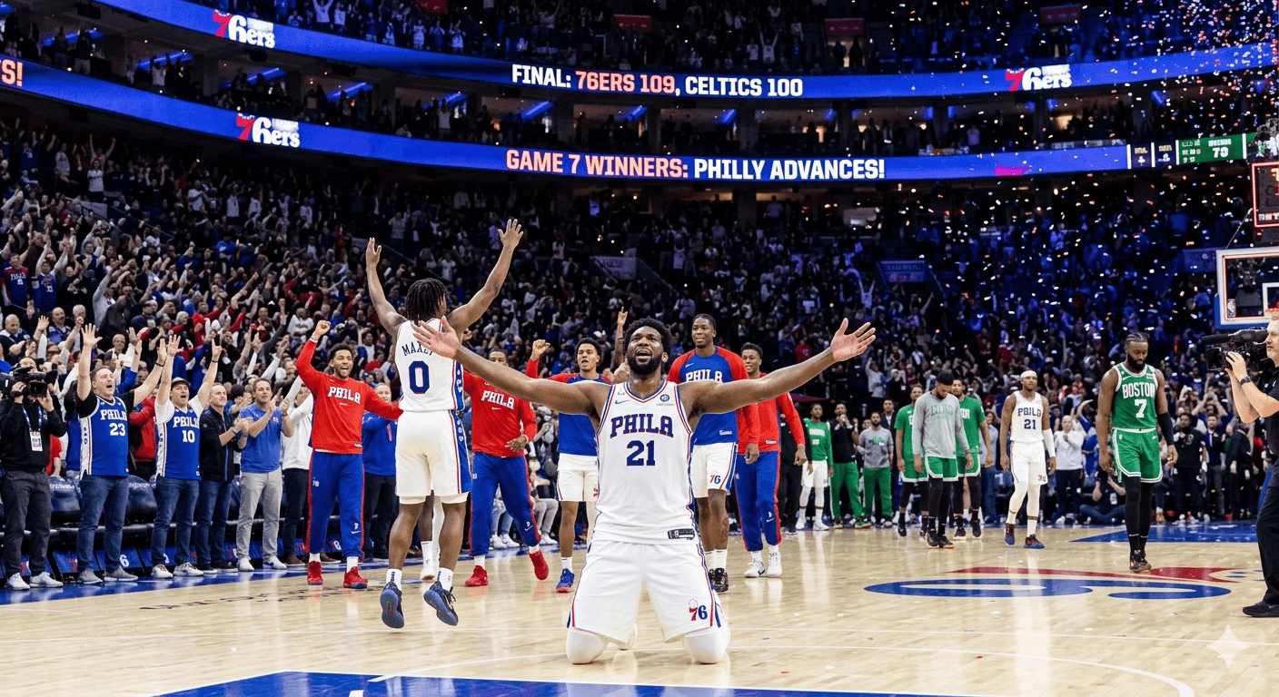 76ers stun Celtics in Game 7 to complete historic comeback
