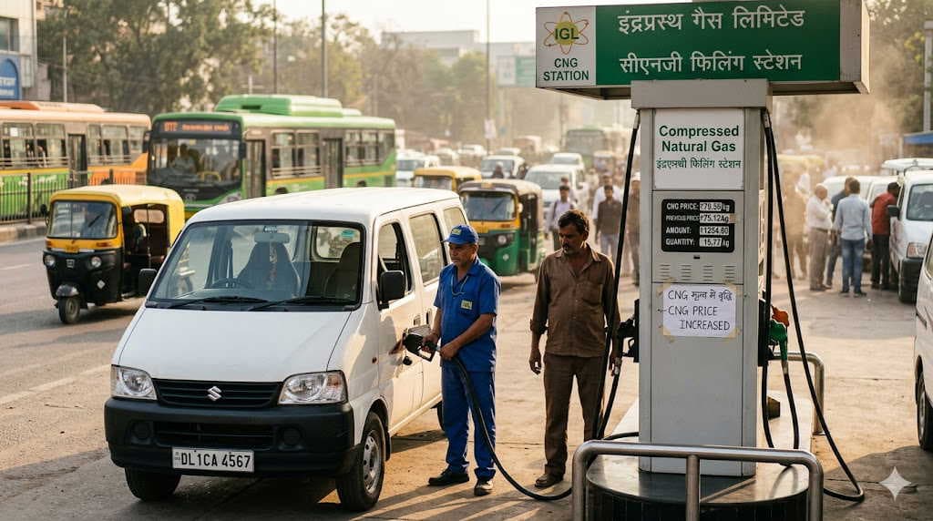 CNG prices rise again across Delhi and North India amid mounting fuel cost pressure