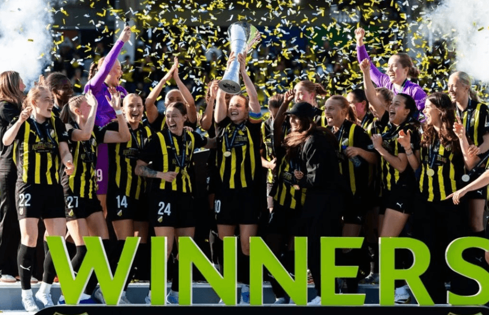 Häcken make history by lifting first-ever Women’s Europa Cup