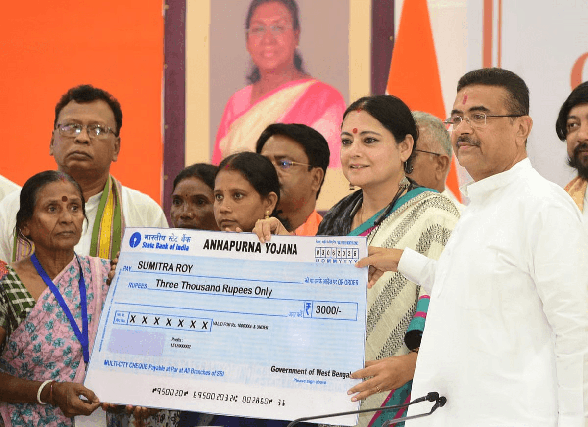 Bengal rolls out Annapurna Yojana; 28 lakh beneficiaries to receive ₹3,000