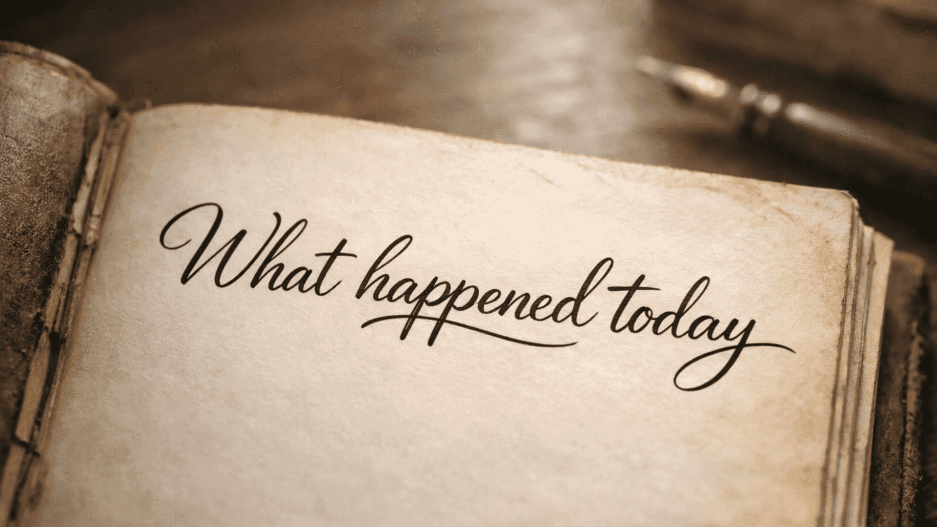 What happened today