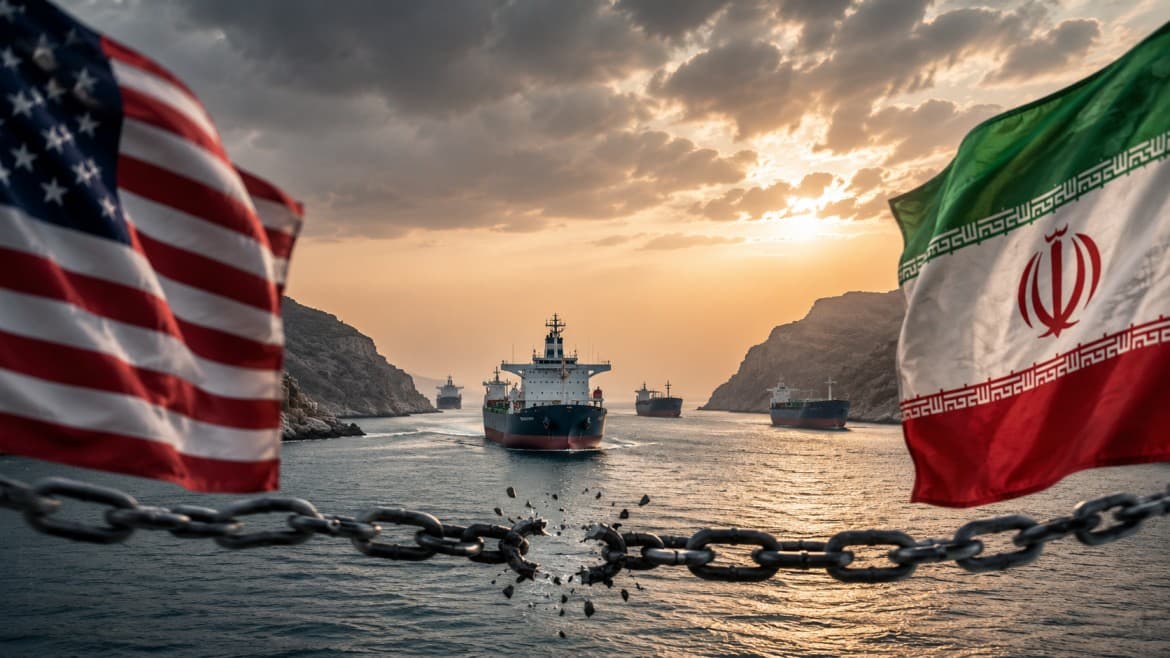 Representative image of Strait of Hormuz tensions amid Trump warning to Iran over shipping disruptions | AI generated