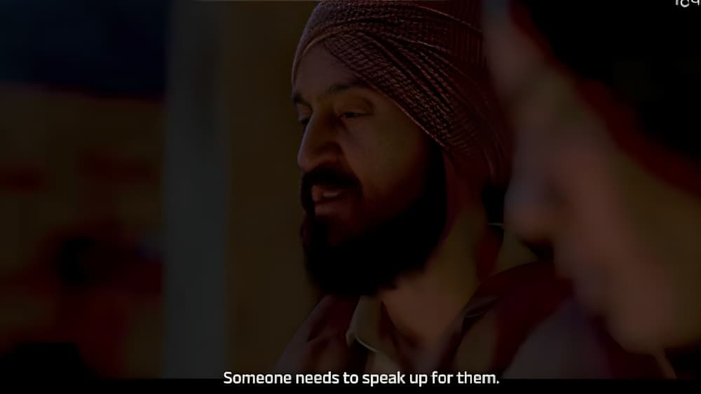 Diljit Dosanjh at a Satluj event.