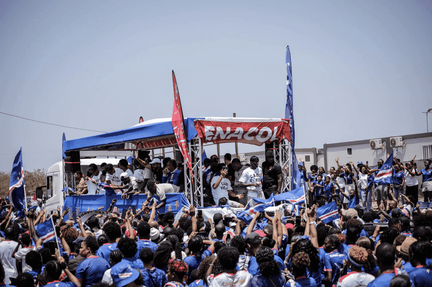 Cape Verde return to heroes' welcome after historic World Cup run. (AFP)