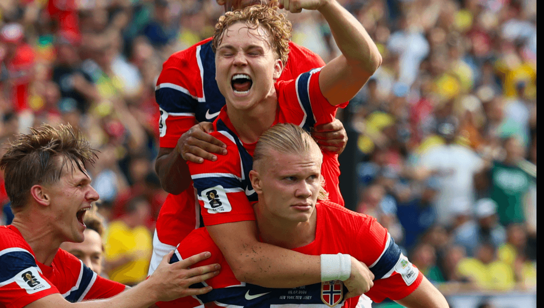 Norway stun Brazil to reach first FIFA World Cup quarterfinal. (X/@brfootball)
