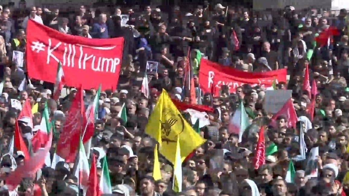 Funeral prayers for Ali Khamenei in Tehran echoed with chants targeting Donald Trump, the US and Israel | X