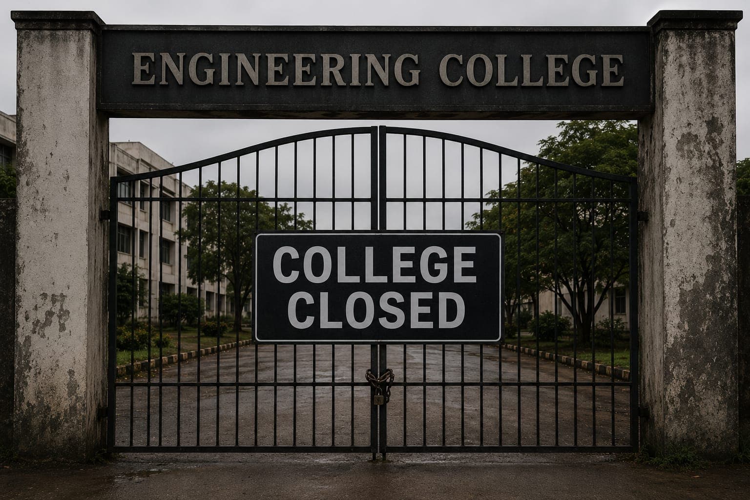 Major setback for the education sector; 58 engineering colleges shut down