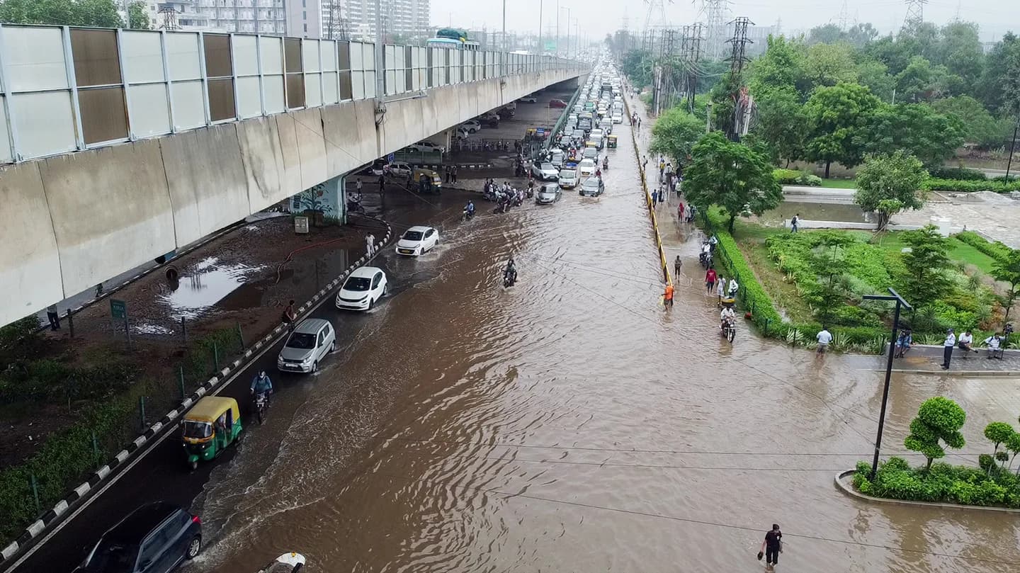 Heavy rain crisis: 10 dead, Gurugram issues WFH appeal