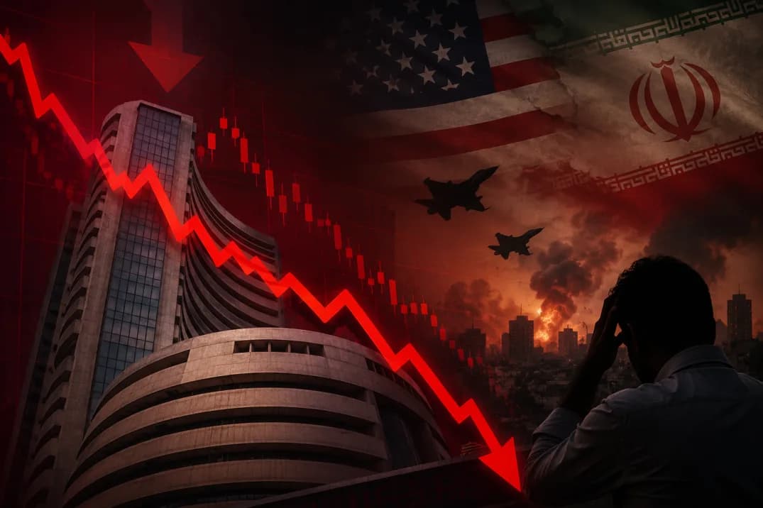 Trump’s ‘over’ comment on Iran rattles Dalal Street, Sensex tumbles