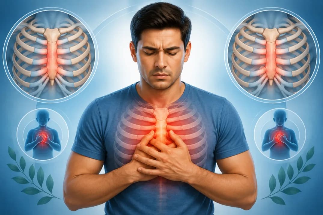 Sharp chest pain while taking a deep breath? Here’s what it could mean
