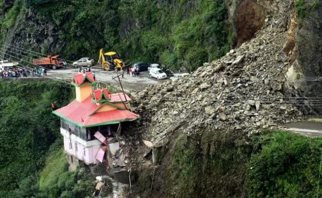 IMD issues landslide warning for Shimla, six Himachal districts as heavy rain continues