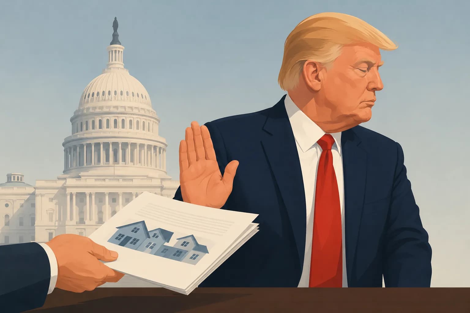 Trump says he will not sign bipartisan housing bill over ‘SAVE America Act’