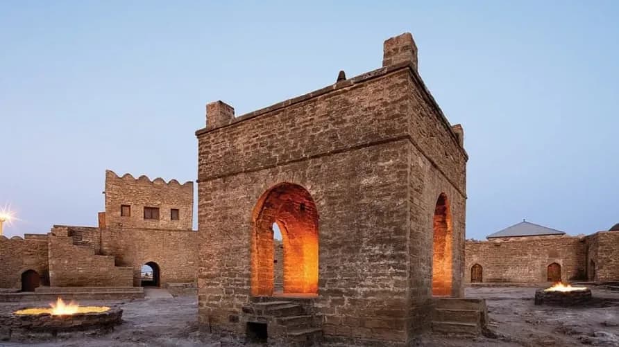 Indian tourists chant Gayatri Mantra inside Azerbaijan museum, viral video sparks debate